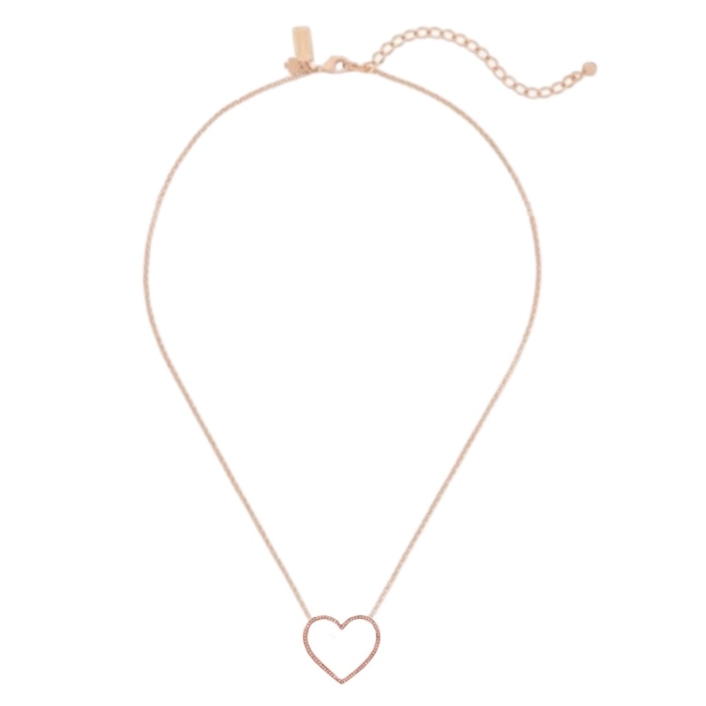 KATE SPADE • Yours Truly Open Heart Necklace - Picture 4 of 4
